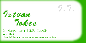istvan tokes business card